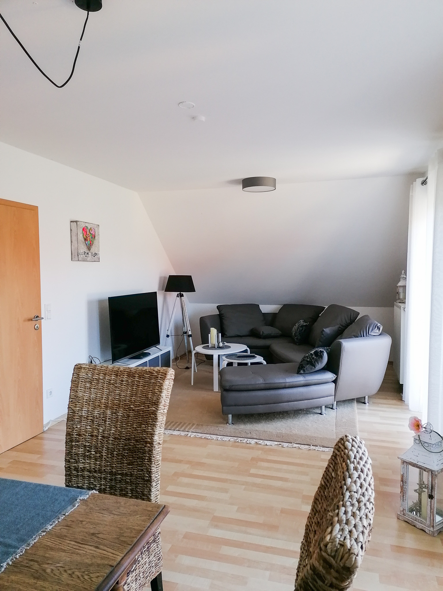 Wohnzimmer Ferienwohnung Tönnishäuschen